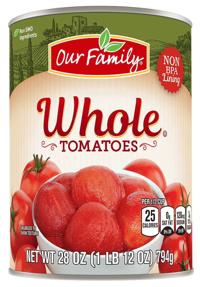 Our Family  whole peeled tomatoes Full-Size Picture